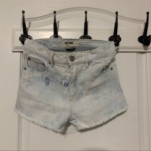 Garage Acid Wash Jean Shorts- 00